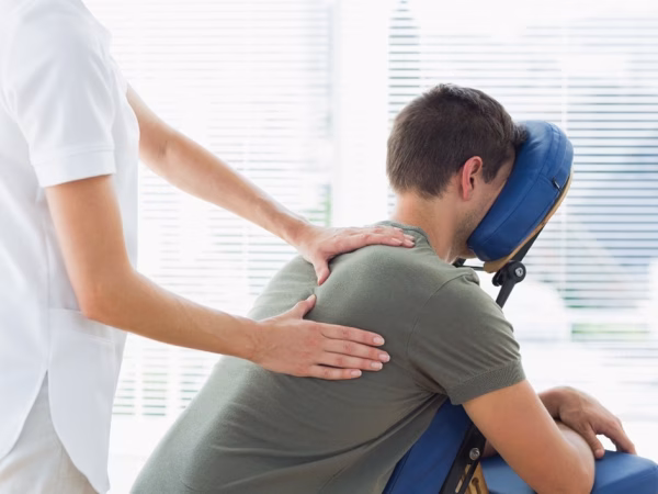 Stoelmassage op het werk