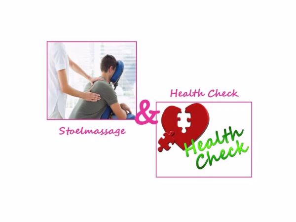 Nu 15% Combi korting op Stoelmassage en Health check!
